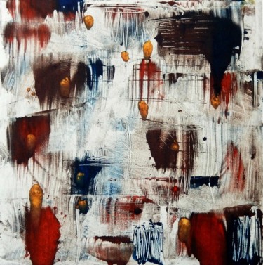 Отпечатки и Гравюры под названием "Abstract 3" - Ivana Pelouchová (IVANEL), Подлинное произведение искусства, Монотип