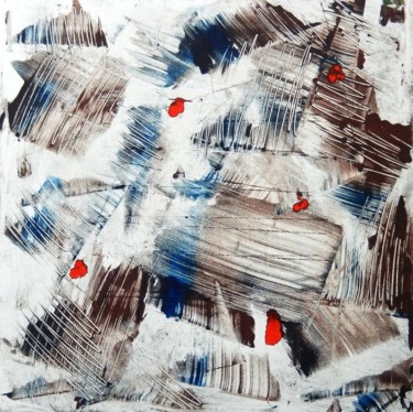 Printmaking titled "Abstract 5" by Ivana Pelouchová (IVANEL), Original Artwork, Monotype