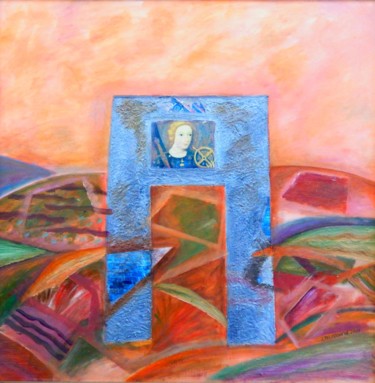 Painting titled "Go through the gate" by Ivana Pelouchová (IVANEL), Original Artwork, Acrylic