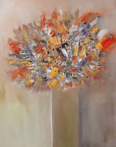 Painting titled "Spring bouquet" by Ivana Pelouchová (IVANEL), Original Artwork, Acrylic
