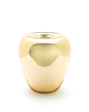 Design intitulée "Vase glas APLLE TEJA" par Ivana Steiner, Œuvre d'art originale, Art de la table