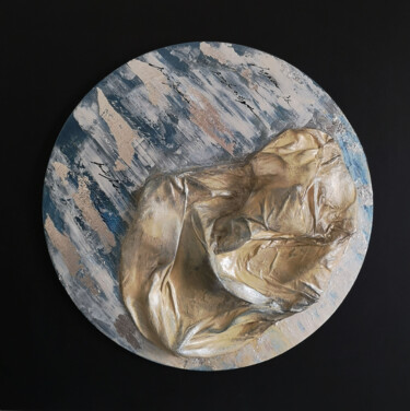 Pittura intitolato "Luna Riflessa" da Ivana Urso, Opera d'arte originale, Acrilico