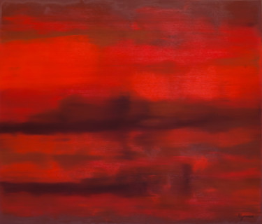 Pintura intitulada "On the horizon of t…" por Ivan Klymenko, Obras de arte originais, Óleo