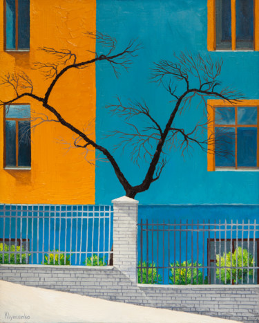 Картина под названием "Na Jezerce street,…" - Ivan Klymenko, Подлинное произведение искусства, Масло