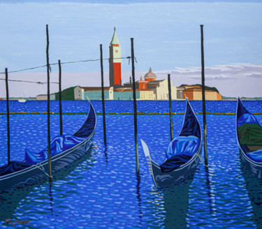 Malerei mit dem Titel "San Marco, Venice" von Ivan Klymenko, Original-Kunstwerk, Öl