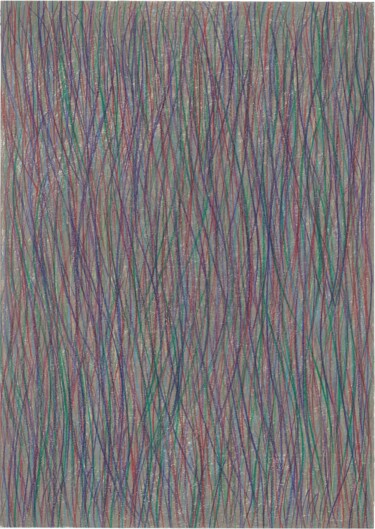 Dessin intitulée "Imprint | Number 3" par Ivan Klymenko, Œuvre d'art originale, Pastel