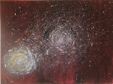 Pintura intitulada "Universes" por Ivan Meruvan, Obras de arte originais, Acrílico