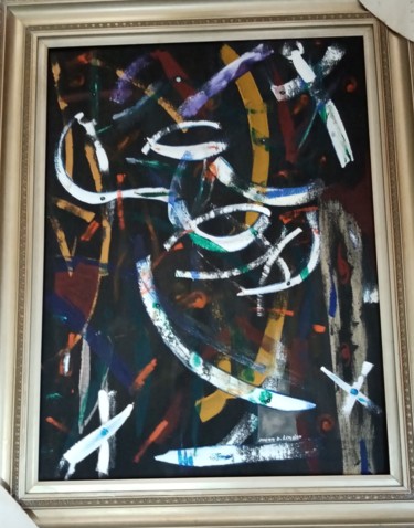 제목이 "Circulation énergét…"인 미술작품 Ivann Deweare Lindor로, 원작, 아크릴 목재 패널에 장착됨