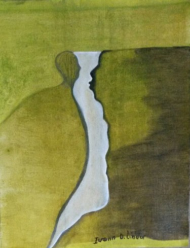 Pintura intitulada "Terre et tenèbres (…" por Ivann Deweare Lindor, Obras de arte originais, Acrílico