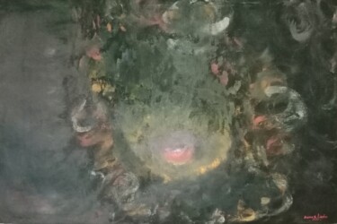 Schilderij getiteld "Matrice universelle" door Ivann Deweare Lindor, Origineel Kunstwerk, Acryl