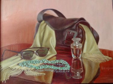 Картина под названием "Аксессуары" - Диана Нагорная, Подлинное произведение искусства, Масло