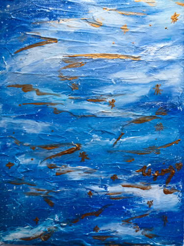 Painting titled "Weightlessness" by Ivanna Mois, Original Artwork, Acrylic