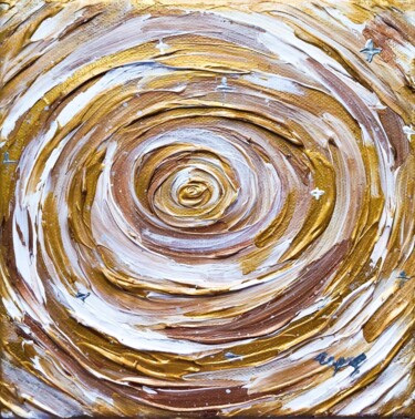 Painting titled "GALAXY OF LIGHT" by Ivanna Mois, Original Artwork, Acrylic Mounted on Wood Stretcher frame