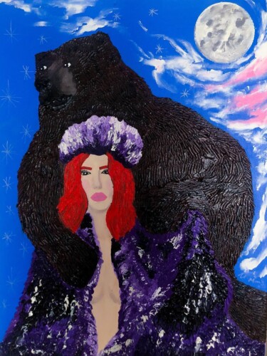 Pintura intitulada "Russian Girl" por Ivanna Mois, Obras de arte originais, Acrílico