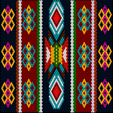 Artes digitais intitulada "Ethnic ornament for…" por Ihor Ivanov, Obras de arte originais, Pintura digital