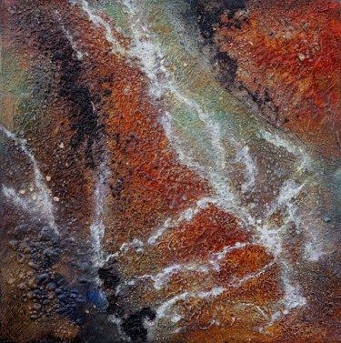 Pittura intitolato "Terra-II" da Ivano Pardi, Opera d'arte originale, Olio