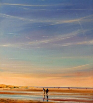 Painting titled "Holkham Beach" by Ivanov, Original Artwork