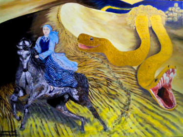 Painting titled "The outcome of the…" by Svetlana Ivanova, Original Artwork, Oil
