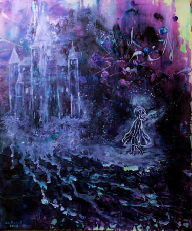 Malerei mit dem Titel "Return home" von Svetlana Ivanova, Original-Kunstwerk, Acryl