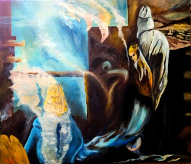 Peinture intitulée "The Promised Land" par Svetlana Ivanova, Œuvre d'art originale, Huile