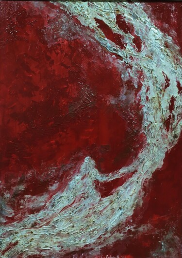 Peinture intitulée "The vortex" par Svetlana Ivanova, Œuvre d'art originale, Acrylique