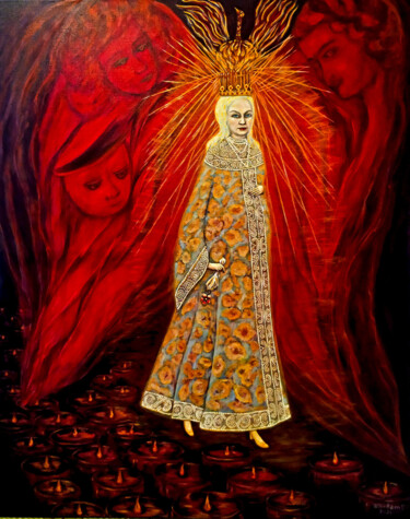 Картина под названием "The Triumph of the…" - Svetlana Ivanova, Подлинное произведение искусства, Масло