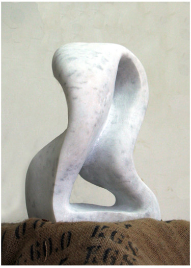 Skulptur mit dem Titel "For Maurice" von Ivan Markovic, Original-Kunstwerk, Stein