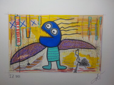 绘画 标题为“Bird” 由Ivan Zucconelli, 原创艺术品, 丙烯