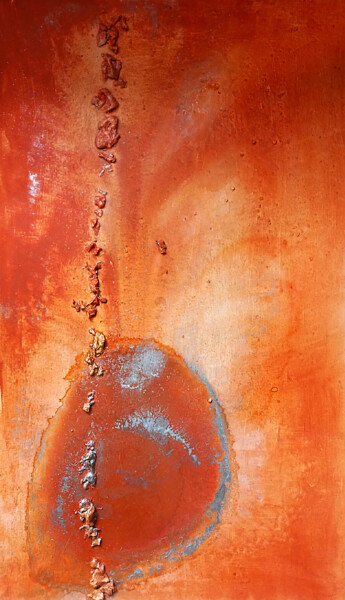 Malarstwo zatytułowany „Oko pustyni” autorstwa Iwona Jabłońska, Oryginalna praca, Olej