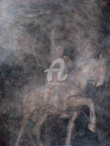 Fotografia intitolato "Raider" da Ivelin Zhelyazkov, Opera d'arte originale, Light Painting