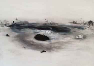 Картина под названием "Original Landscape…" - Iveta Zaharova (Kārkla), Подлинное произведение искусства, Акрил