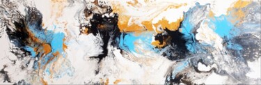 Pittura intitolato "LARGE Landscape Pai…" da Iveta Zaharova (Kārkla), Opera d'arte originale, Acrilico