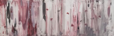 Pittura intitolato "LARGE Landscape Ros…" da Iveta Zaharova (Kārkla), Opera d'arte originale, Acrilico