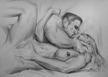 Drawing titled "two" by Ivan Maksymiuk, Original Artwork, Pencil