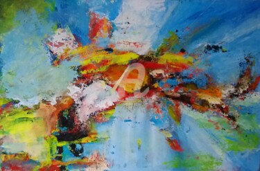 Pittura intitolato "Only abstract" da Is, Opera d'arte originale, Acrilico