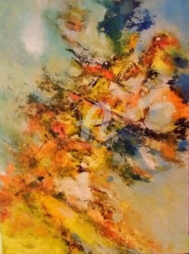 Painting titled "Art abstrait5" by Is, Original Artwork, Acrylic