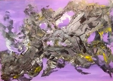Peinture intitulée "Only  abstract 5" par Is, Œuvre d'art originale, Acrylique