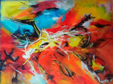 Malerei mit dem Titel "Imaginaire3" von Is, Original-Kunstwerk, Acryl