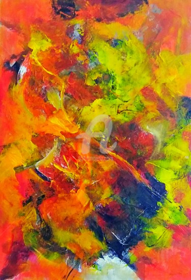 Painting titled "Variation 39" by Is, Original Artwork, Acrylic
