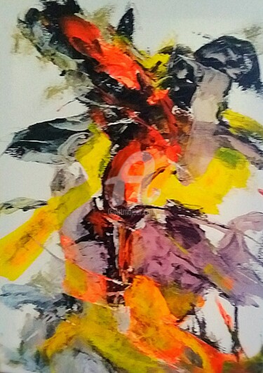 Painting titled "Variation 41" by Is, Original Artwork, Acrylic
