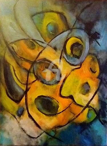 Painting titled "Variation 82" by Is, Original Artwork, Acrylic