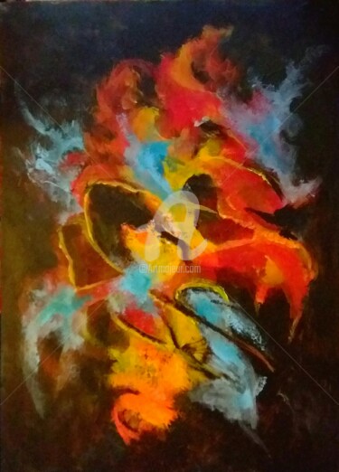 Painting titled "Variation 83" by Is, Original Artwork, Acrylic