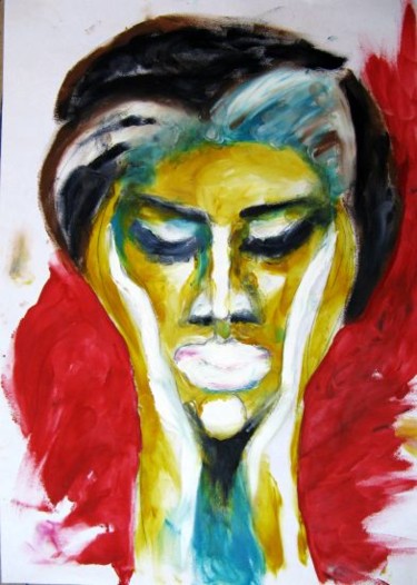 Картина под названием "Woman" - Ixygon, Подлинное произведение искусства