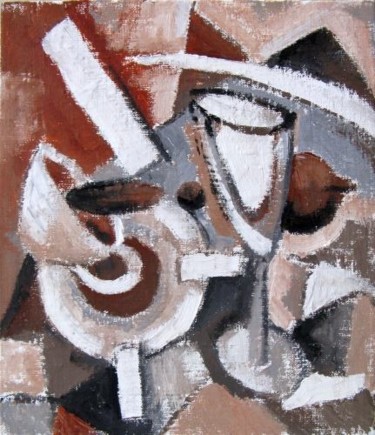 Картина под названием "Still Life" - Ixygon, Подлинное произведение искусства, Масло