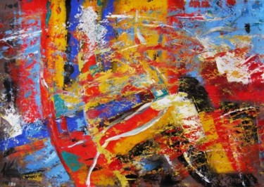 Картина под названием "German Wind" - Ixygon, Подлинное произведение искусства, Масло
