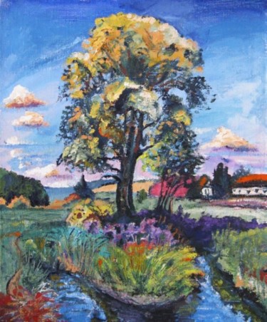 Картина под названием "The Tree" - Ixygon, Подлинное произведение искусства