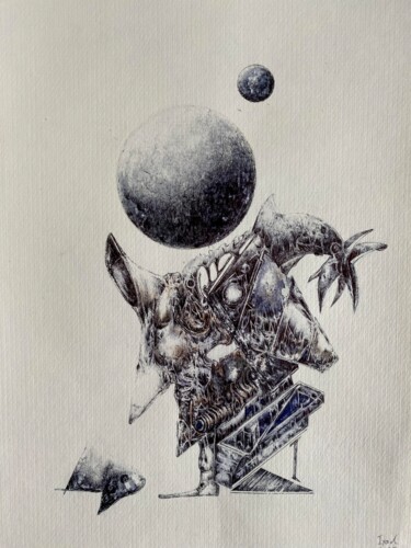 Desenho intitulada "Contradictions" por Iyad Abbas, Obras de arte originais, Canetac de aerossol