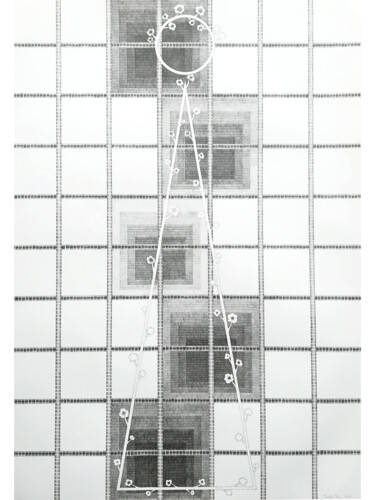 Rysunek zatytułowany „La régénération” autorstwa Izabela Hren, Oryginalna praca, Ołówek