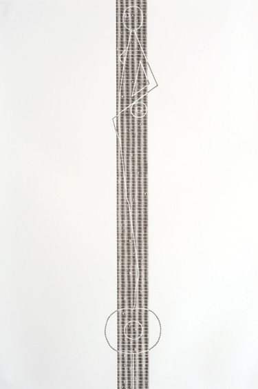 「L'ami imaginaire 4」というタイトルの描画 Izabela Hrenによって, オリジナルのアートワーク, 鉛筆