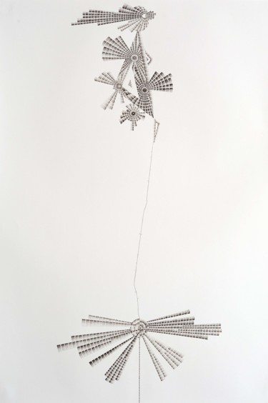Σχέδιο με τίτλο "L'ami imaginaire 3" από Izabela Hren, Αυθεντικά έργα τέχνης, Μολύβι